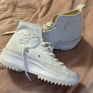 Converse - White High-Top Sneakers